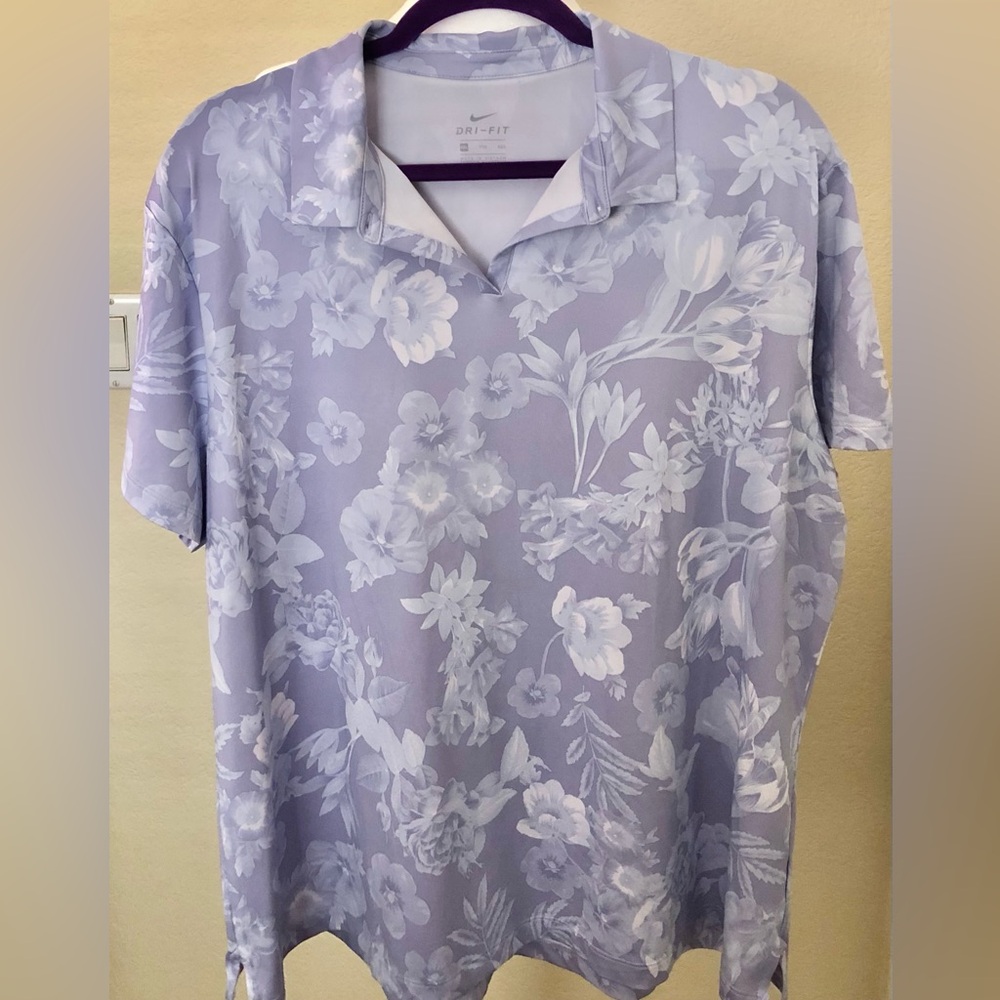 Nike Floral Lavender Men's Shirt